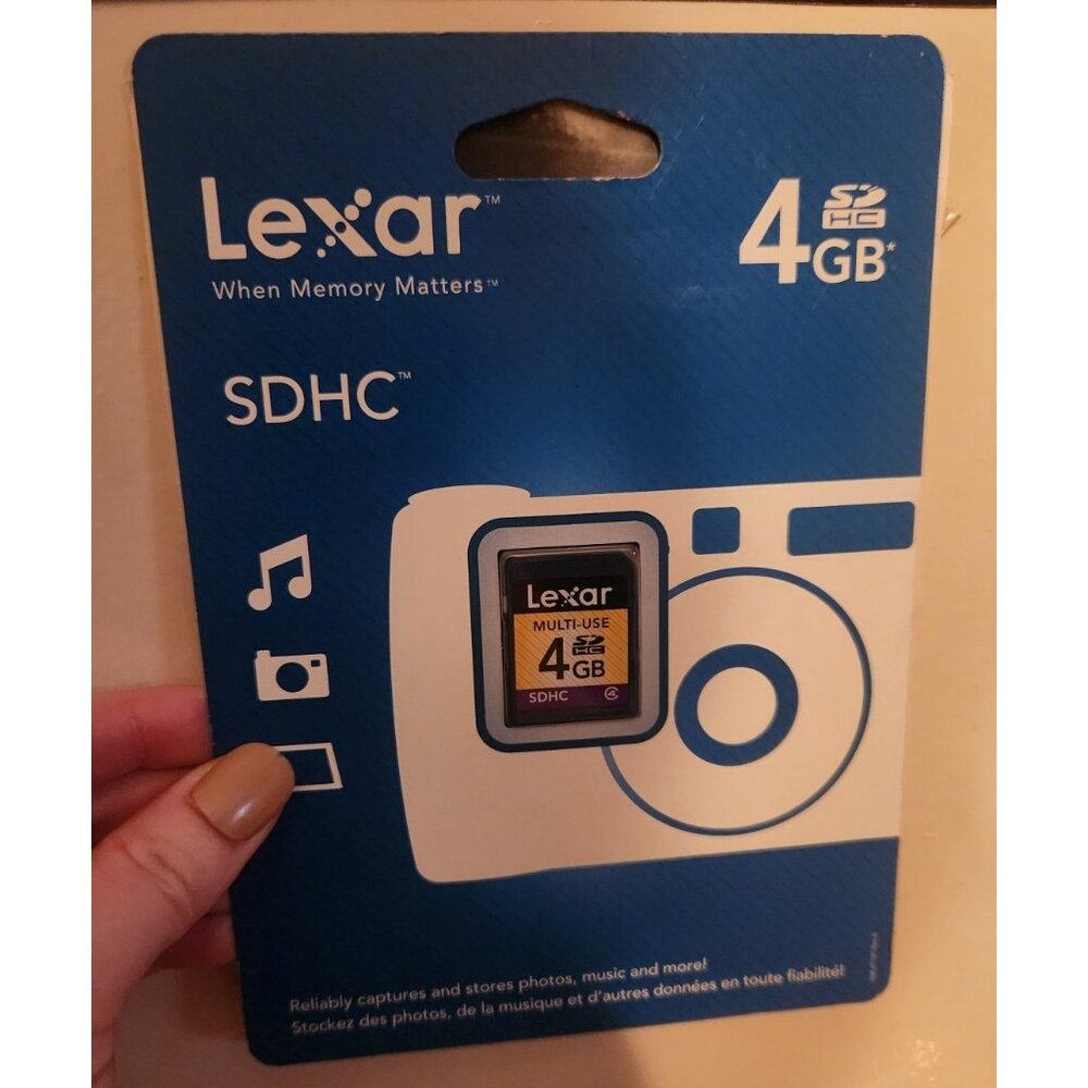 Lexar 4GB SDHC Memoory Card NWT